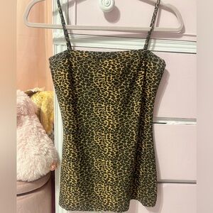 Vintage Charlotte Russe Cheetah Print Top